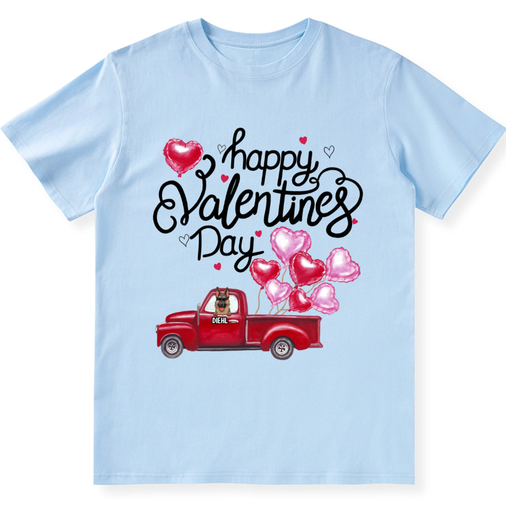 Happy Valentine's Day 2 - Personalized Custom Unisex T-shirt