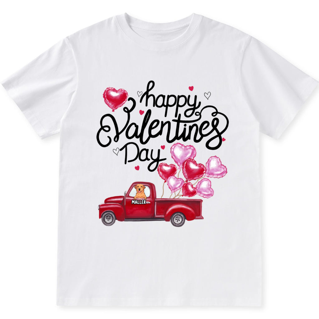 Happy Valentine's Day 2 - Personalized Custom Unisex T-shirt