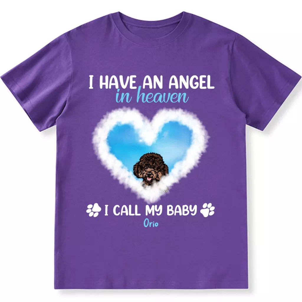 Have An Angel In Heaven - Personalized Custom Unisex T-shirt