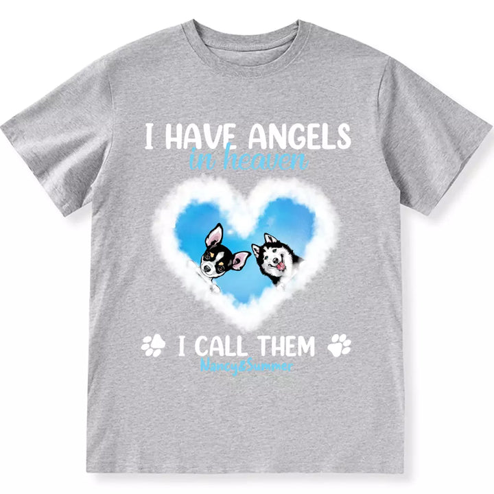 Have An Angel In Heaven - Personalized Custom Unisex T-shirt