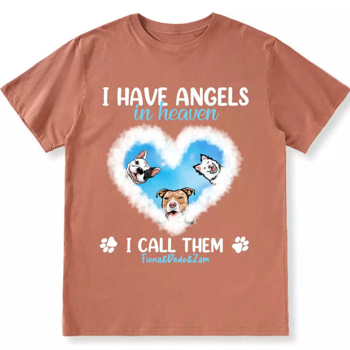 Have An Angel In Heaven - Personalized Custom Unisex T-shirt