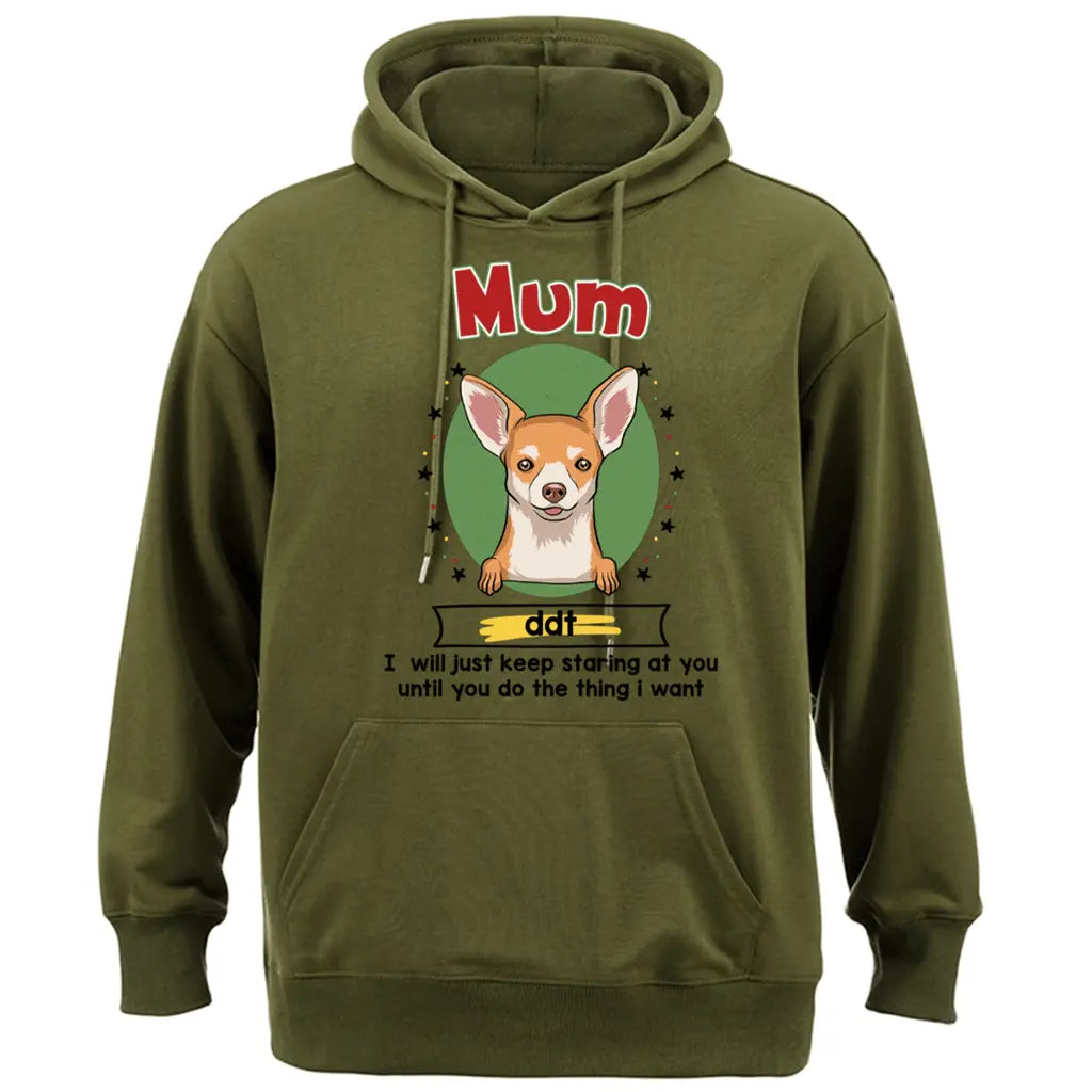 I Will Just Keep Staring At You - Personalized Custom Hoodie