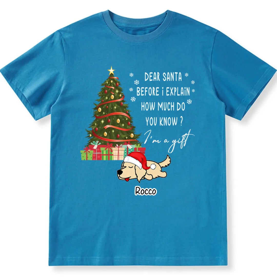 Special Edition Christmas: I'm A Gift - Personalized Custom Christmas T-shirt