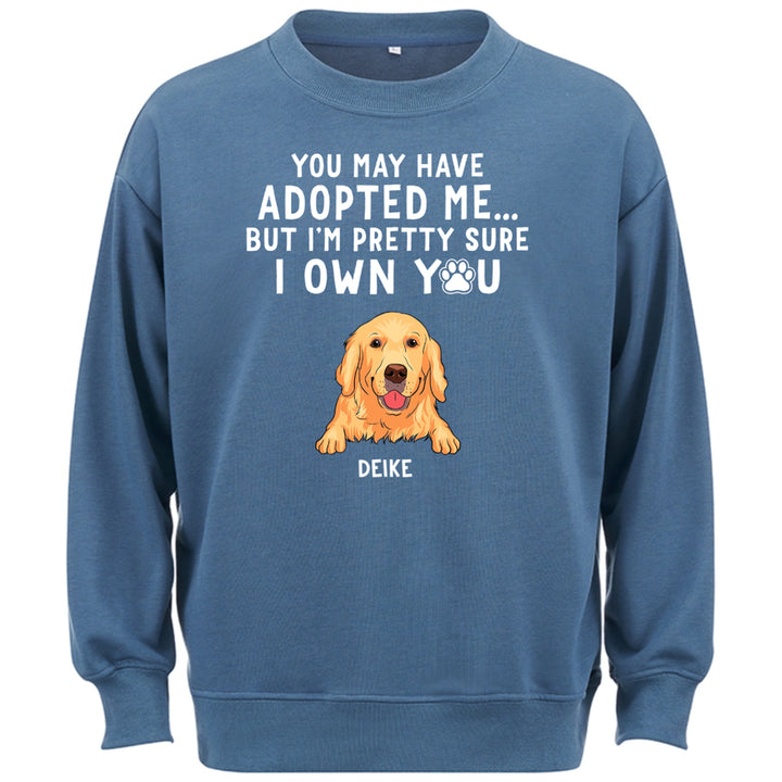 I'm Pretty Sure I Own You - Personalized Custom Sweatshirt Gift For Dog Lovers