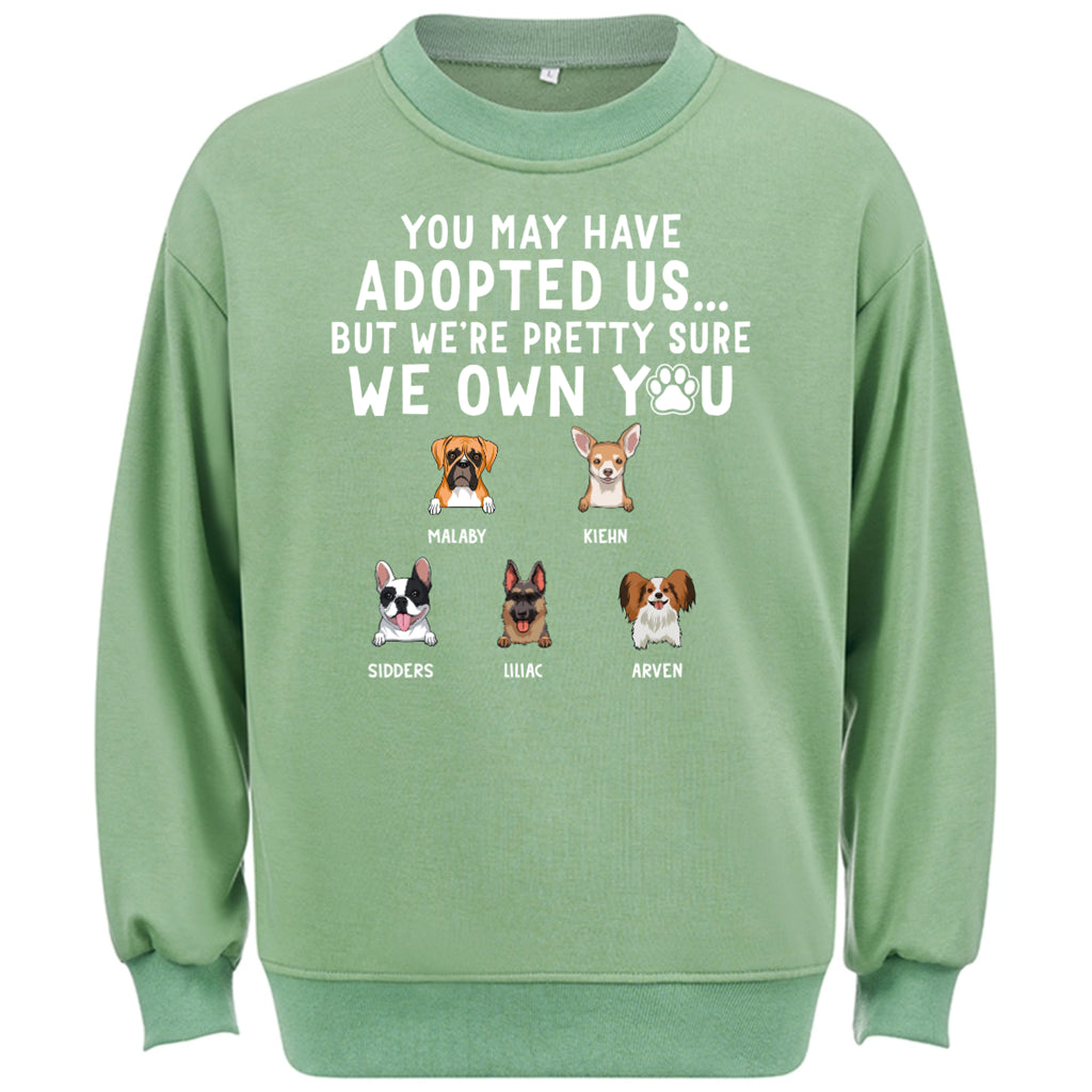 I'm Pretty Sure I Own You - Personalized Custom Sweatshirt Gift For Dog Lovers