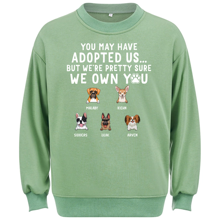 I'm Pretty Sure I Own You - Personalized Custom Sweatshirt Gift For Dog Lovers