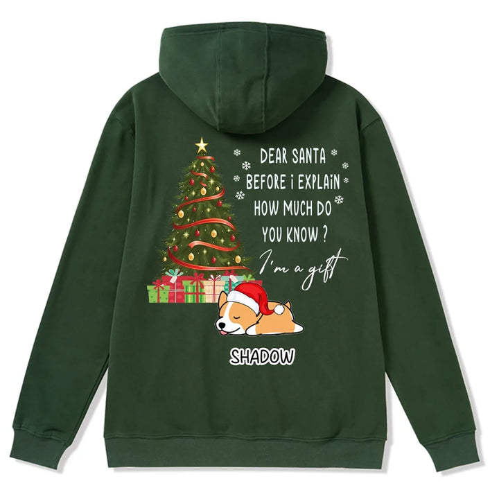 I'm A Gift - Personalized Custom Christmas Zipper Hoodie