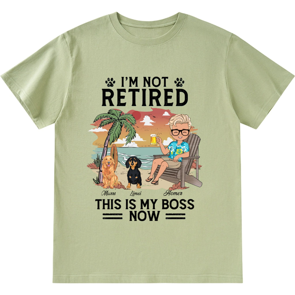 I'm Not Retired - Personalized Custom Unisex T-shirt