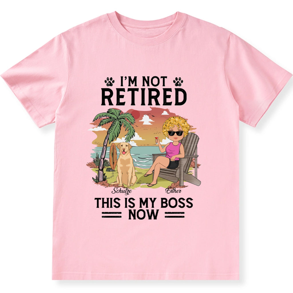 I'm Not Retired - Personalized Custom Unisex T-shirt