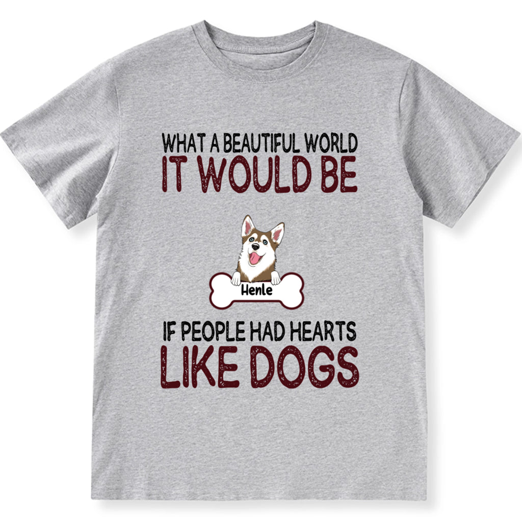 It would be a wonderful world - Personalized Custom Unisex T-shirt
