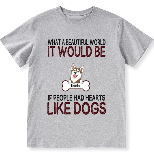It would be a wonderful world - Personalized Custom Unisex T-shirt