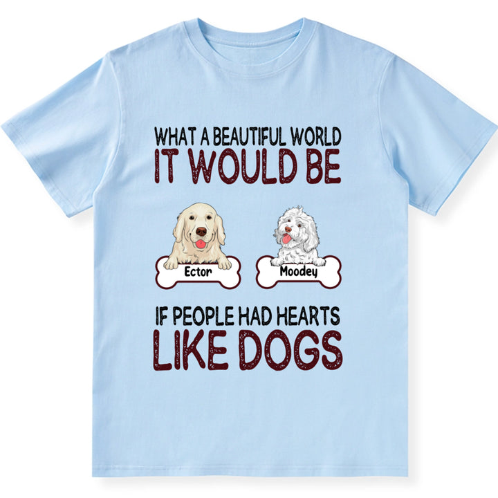 It would be a wonderful world - Personalized Custom Unisex T-shirt