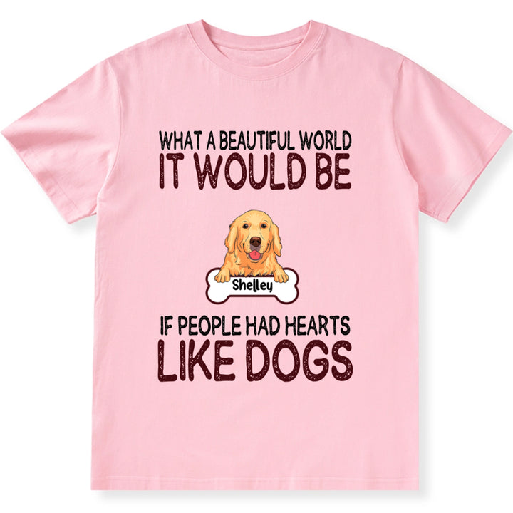 It would be a wonderful world - Personalized Custom Unisex T-shirt