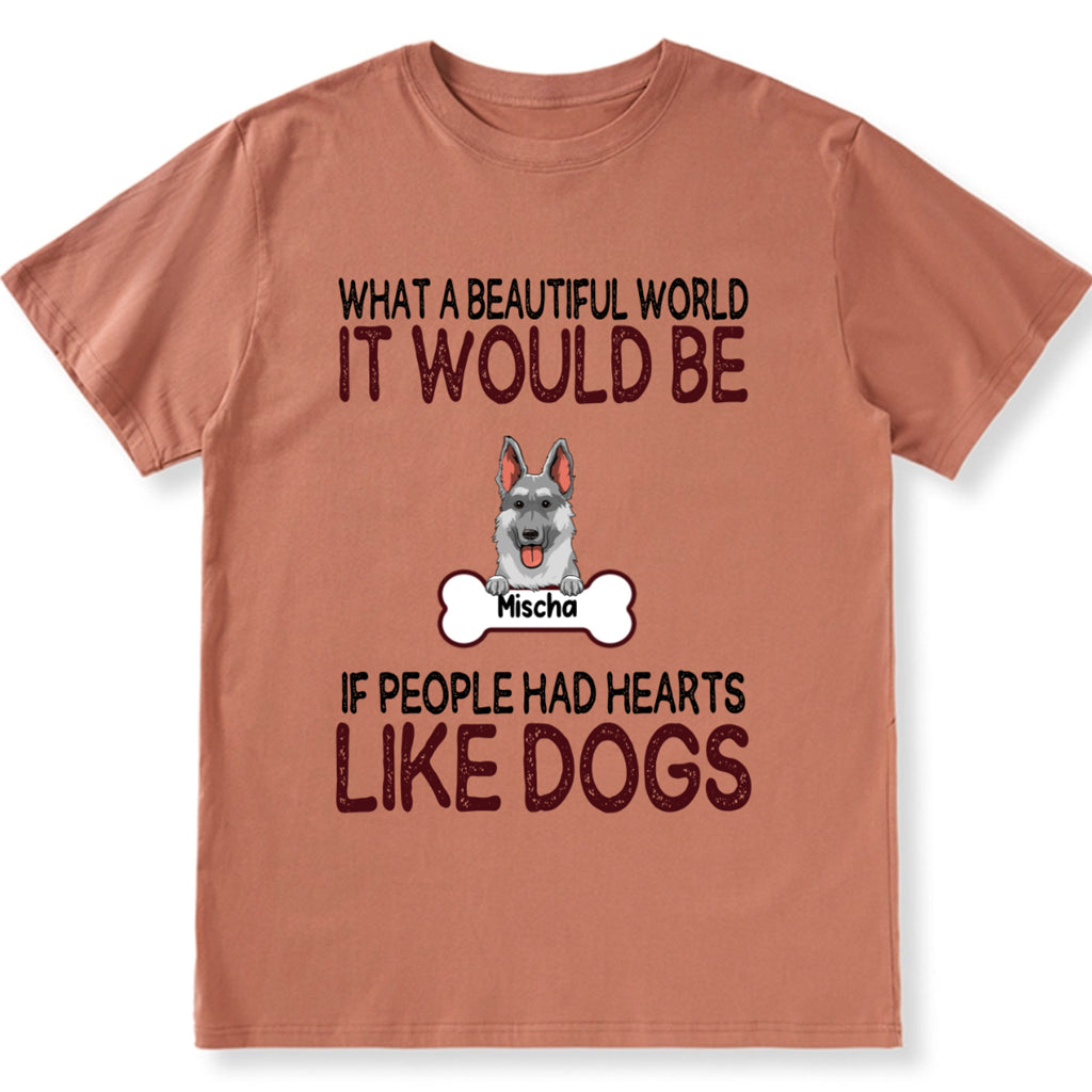 It would be a wonderful world - Personalized Custom Unisex T-shirt