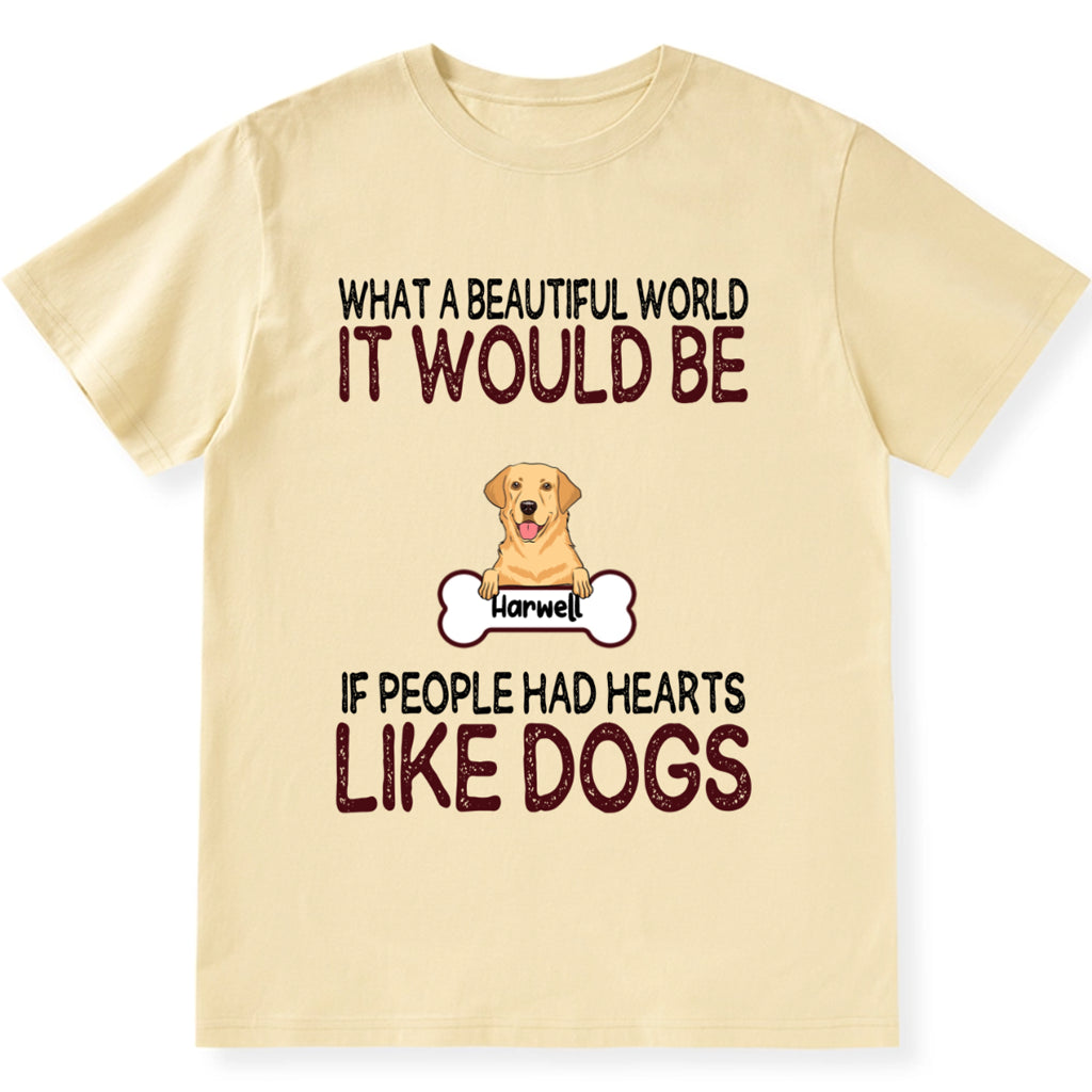 It would be a wonderful world - Personalized Custom Unisex T-shirt