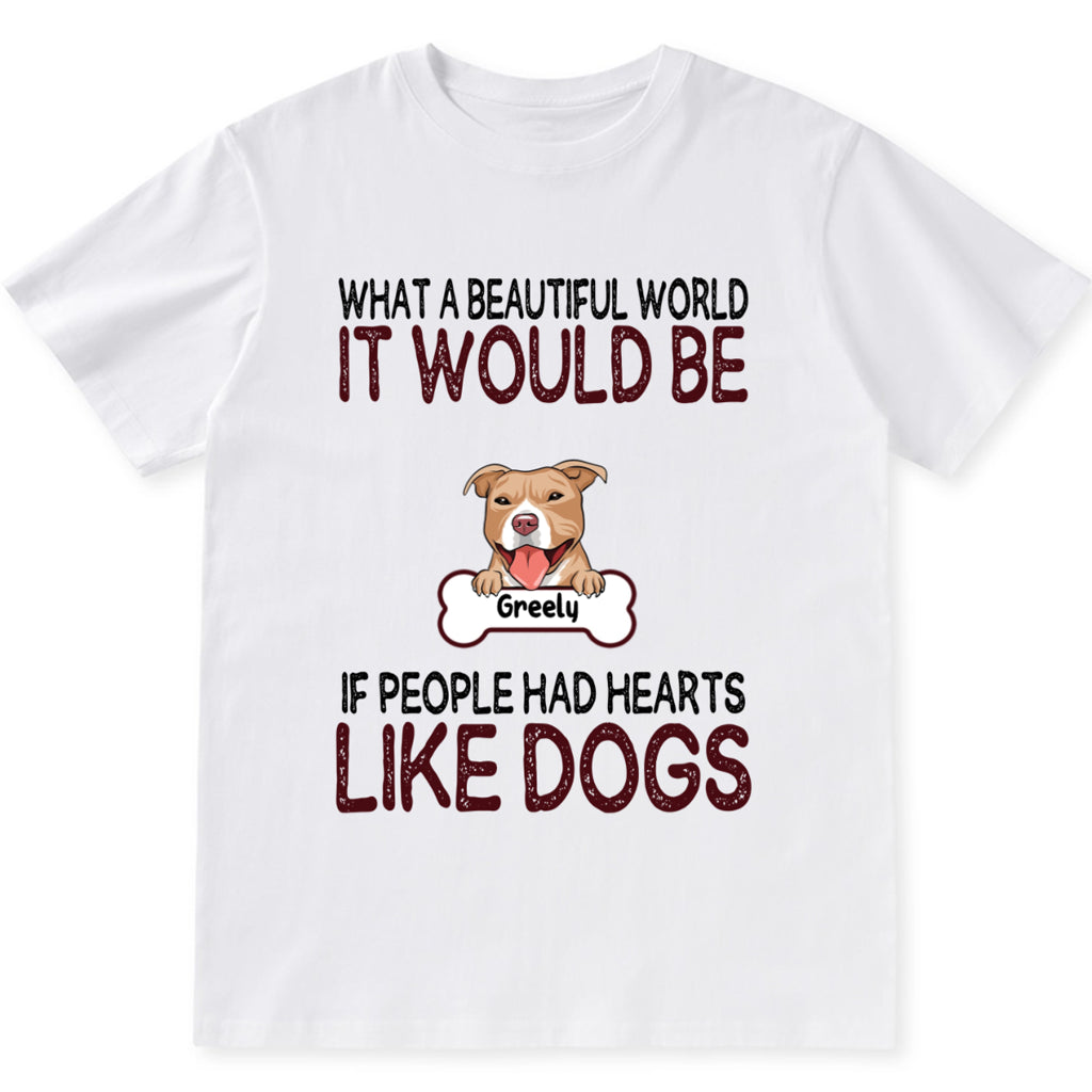 It would be a wonderful world - Personalized Custom Unisex T-shirt