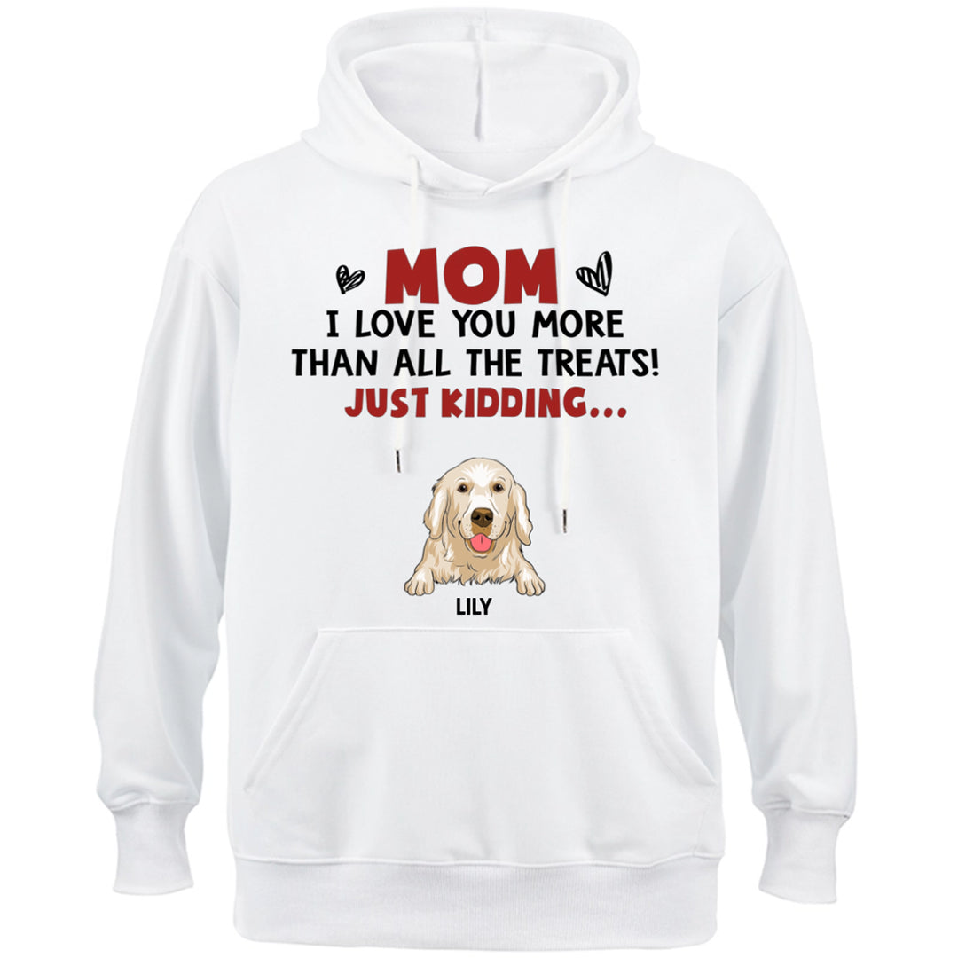 Love You Than All The Treats - Personalized Custom Hoodie