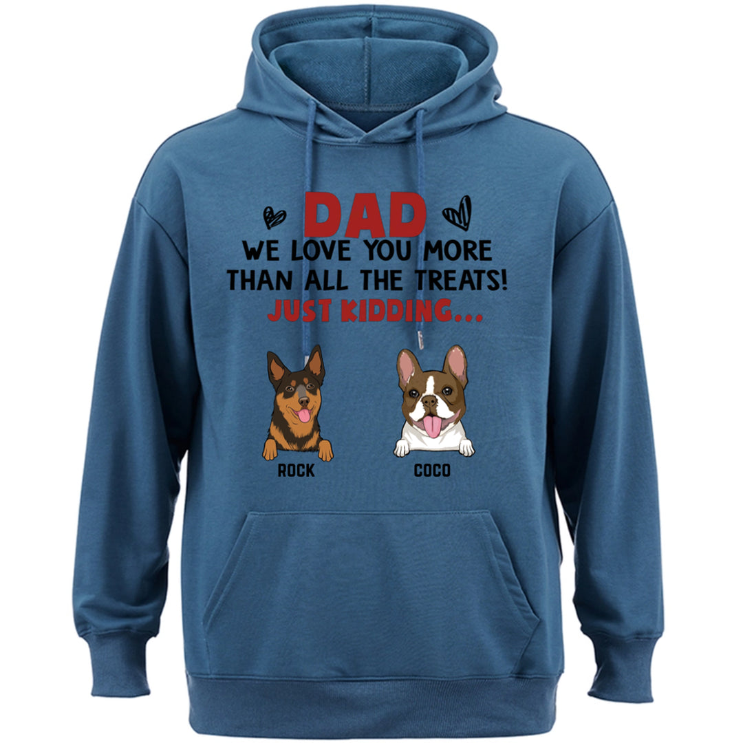 Love You Than All The Treats - Personalized Custom Hoodie