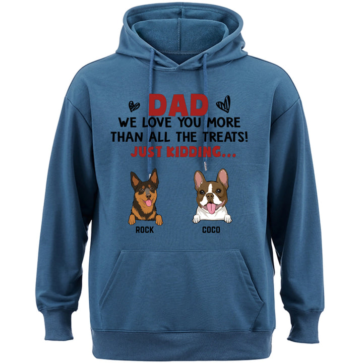 Love You Than All The Treats - Personalized Custom Hoodie