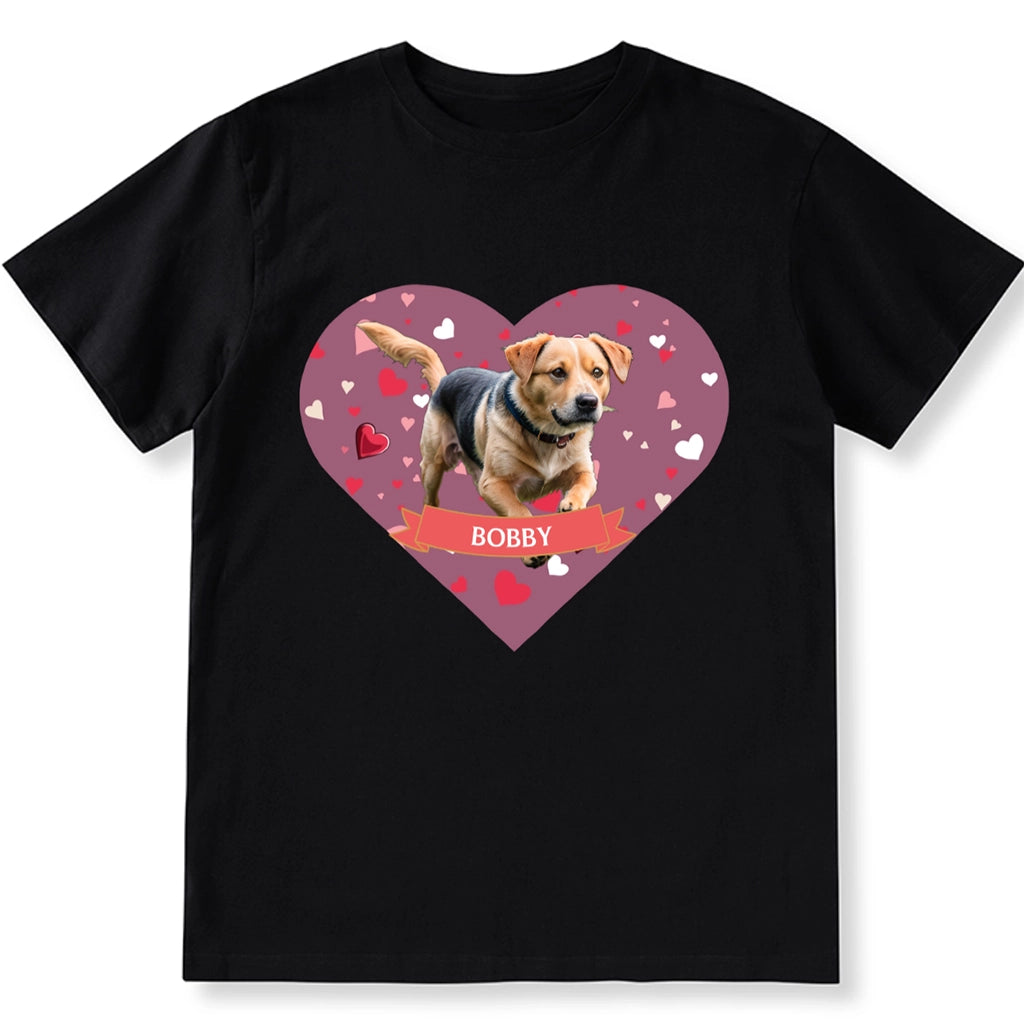 Love on Valentine's Day - Personalized Custom Unisex T-shirt