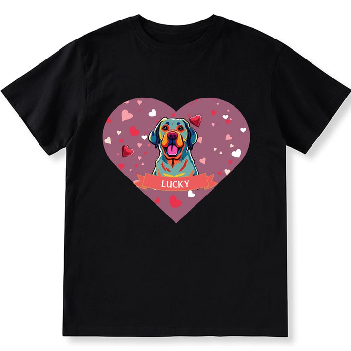 Love on Valentine's Day - Personalized Custom Unisex T-shirt