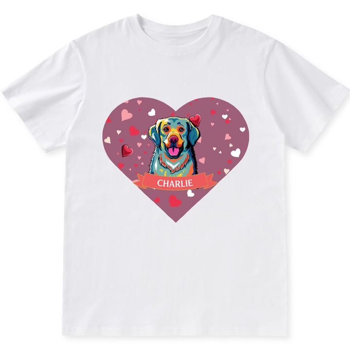 Love on Valentine's Day - Personalized Custom Unisex T-shirt