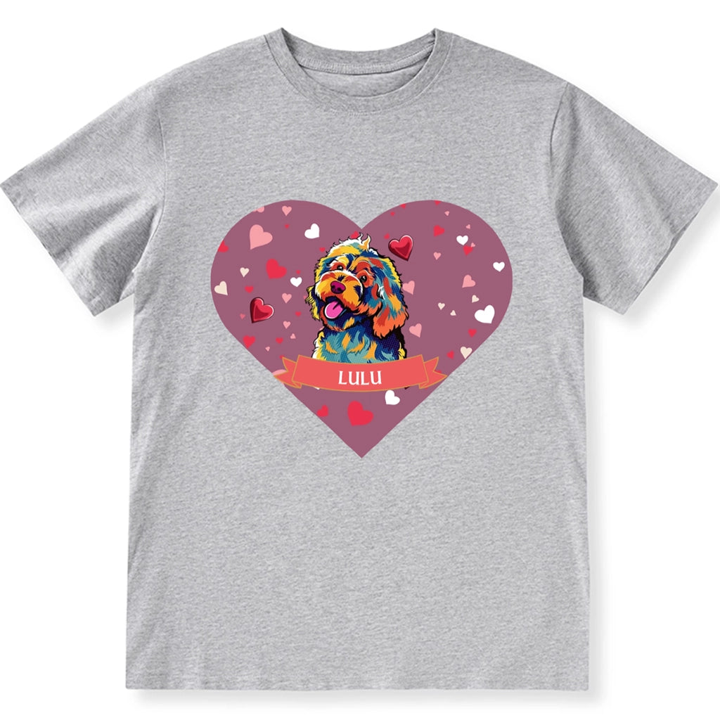 Love on Valentine's Day - Personalized Custom Unisex T-shirt