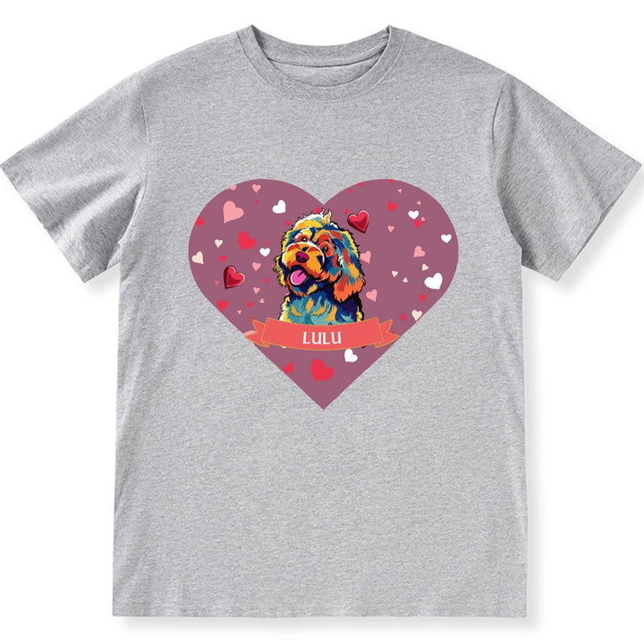 Love on Valentine's Day - Personalized Custom Unisex T-shirt