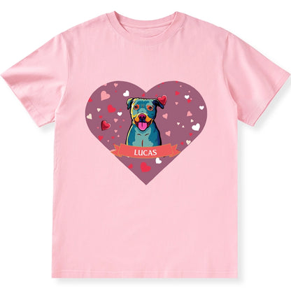 Love on Valentine's Day - Personalized Custom Unisex T-shirt