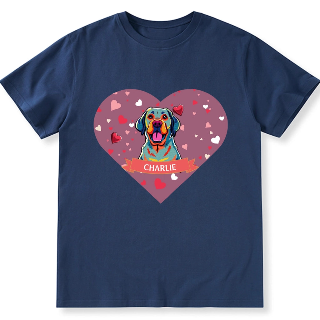 Love on Valentine's Day - Personalized Custom Unisex T-shirt