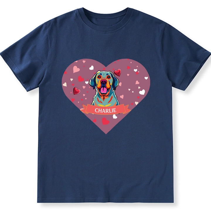 Love on Valentine's Day - Personalized Custom Unisex T-shirt