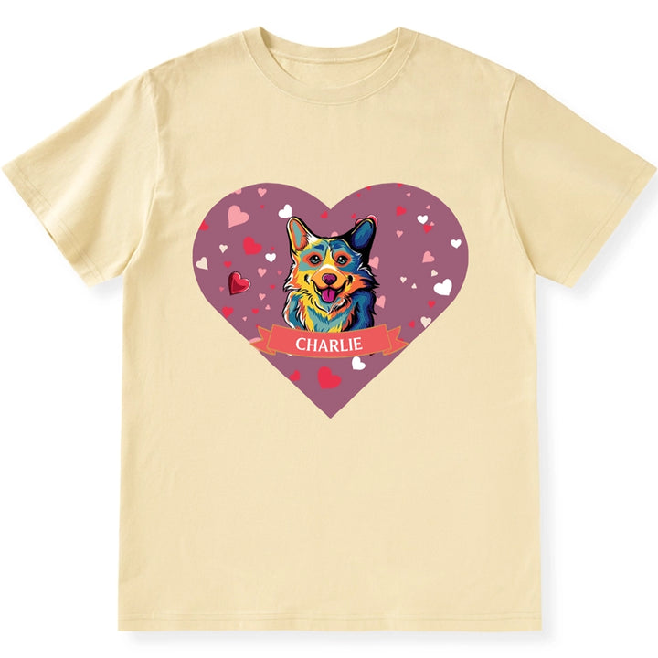 Love on Valentine's Day - Personalized Custom Unisex T-shirt