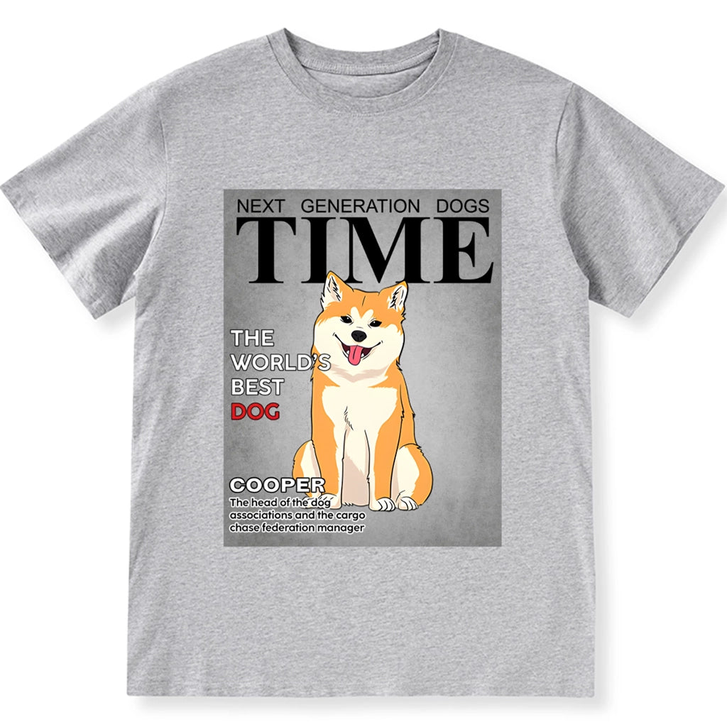 Magazine Dog Covers - Personalized Custom Unisex T-Shirt