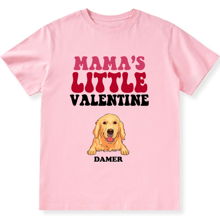 Mama's Little Valentine - Personalized Custom Unisex T-shirt