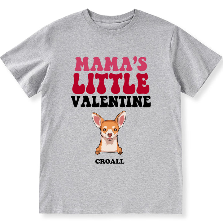 Mama's Little Valentine - Personalized Custom Unisex T-shirt