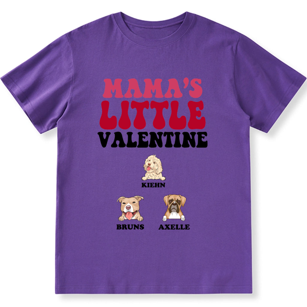 Mama's Little Valentine - Personalized Custom Unisex T-shirt