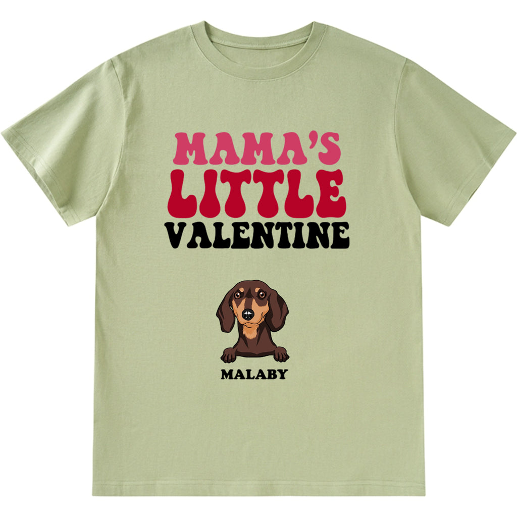 Mama's Little Valentine - Personalized Custom Unisex T-shirt
