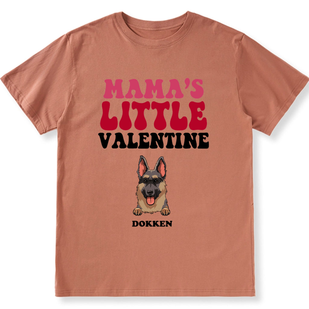 Mama's Little Valentine - Personalized Custom Unisex T-shirt