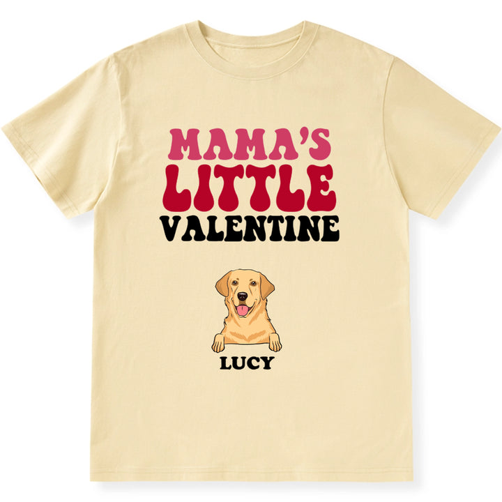 Mama's Little Valentine - Personalized Custom Unisex T-shirt