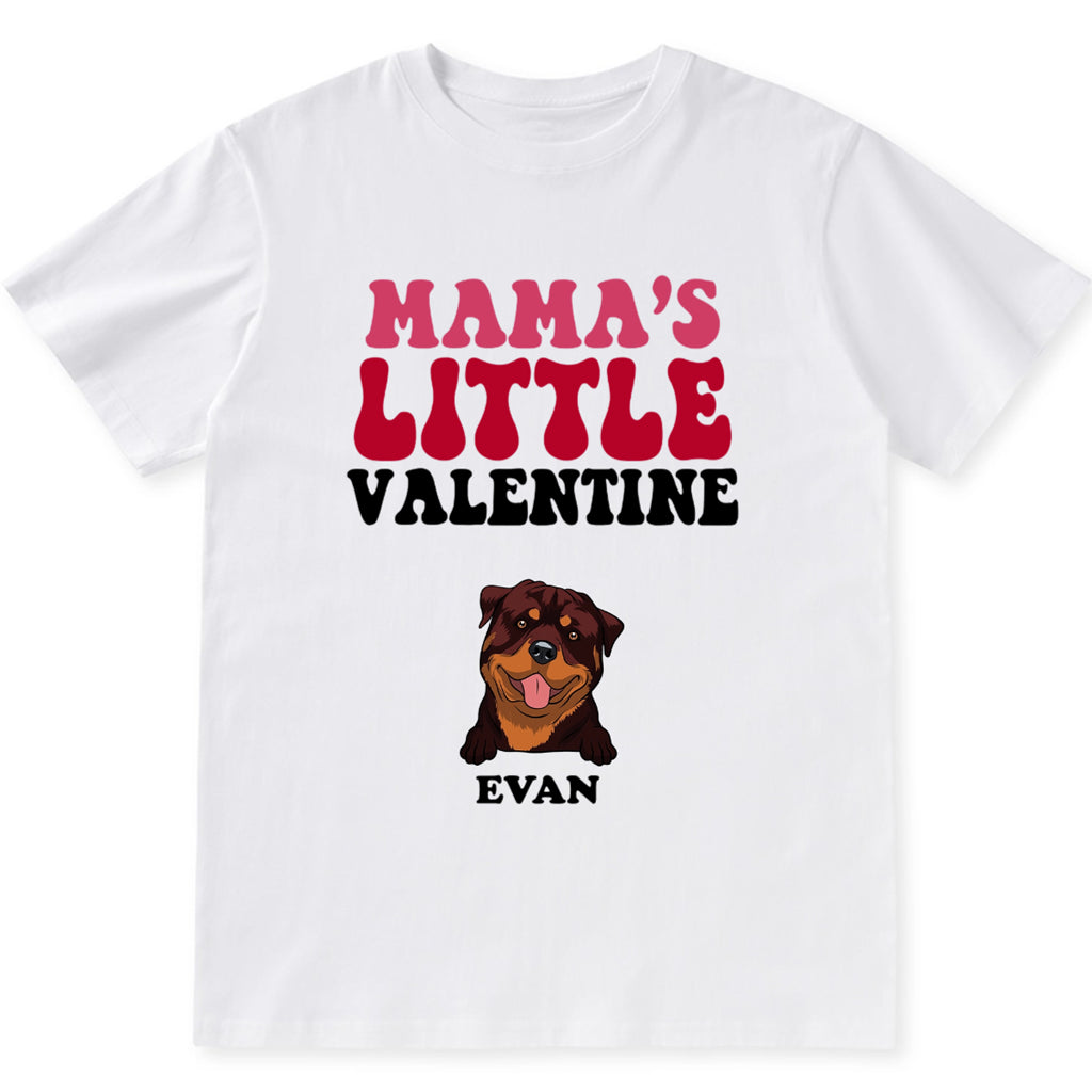 Mama's Little Valentine - Personalized Custom Unisex T-shirt
