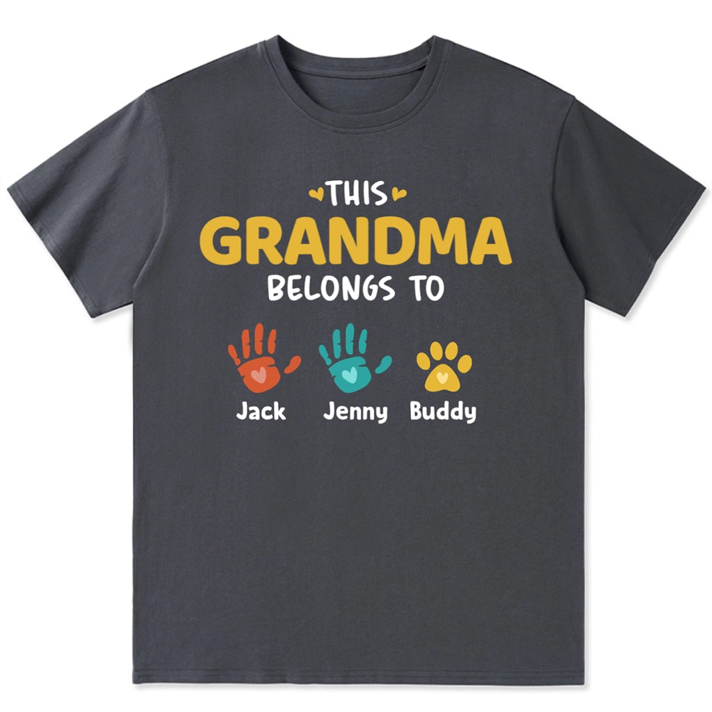 Mommy Belongs To Paws - Personalized Custom Unisex T-Shirt