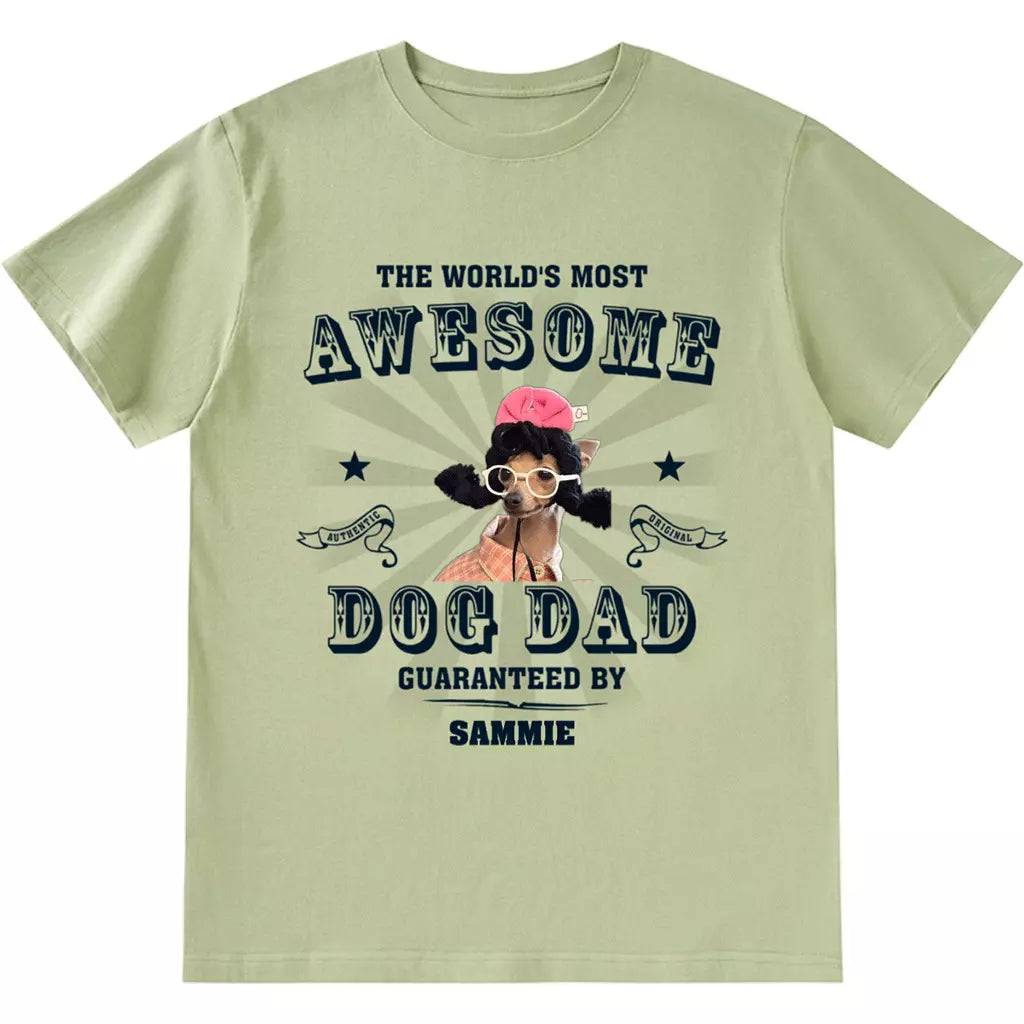 Most Awesome Dad - Personalized Custom Unisex T-shirt