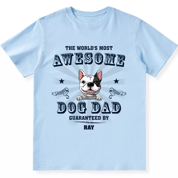 Most Awesome Dad - Personalized Custom Unisex T-shirt