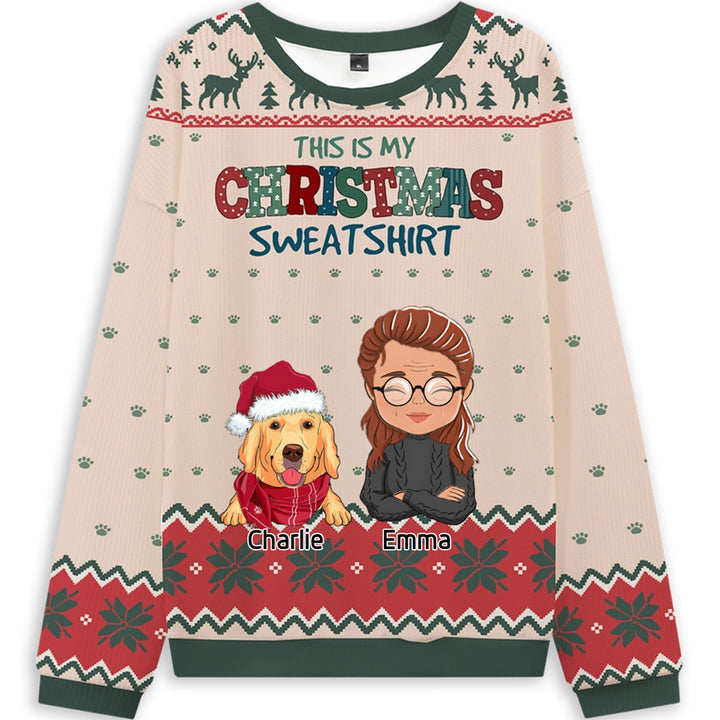My Christmas Sweatshirt - Personalized Custom Ugly Sweatshirt