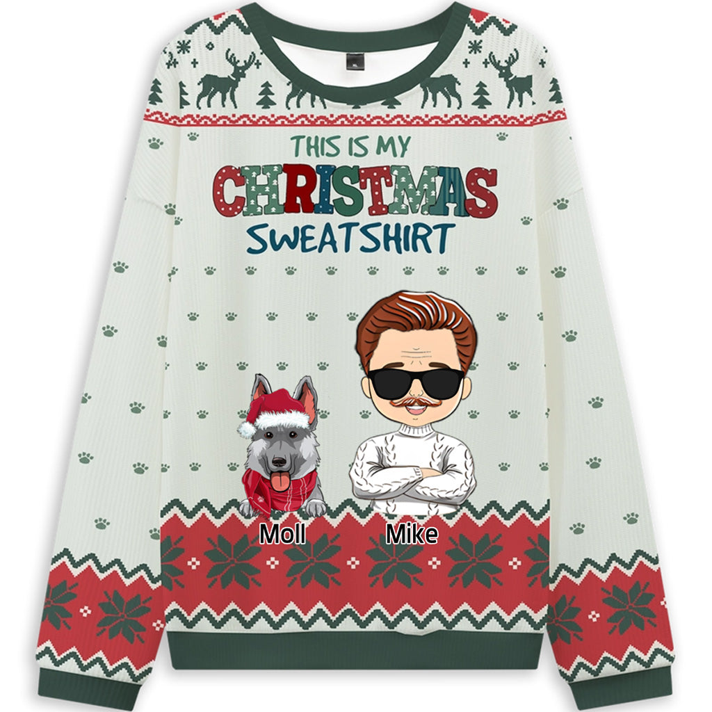 My Christmas Sweatshirt - Personalized Custom Ugly Sweatshirt