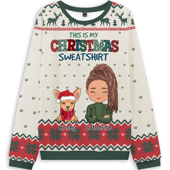 My Christmas Sweatshirt - Personalized Custom Ugly Sweatshirt