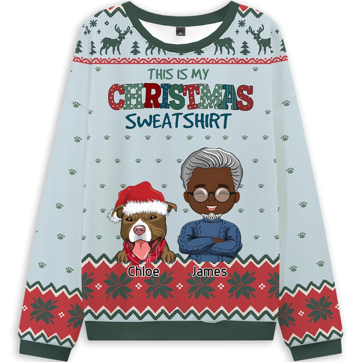 My Christmas Sweatshirt - Personalized Custom Ugly Sweatshirt