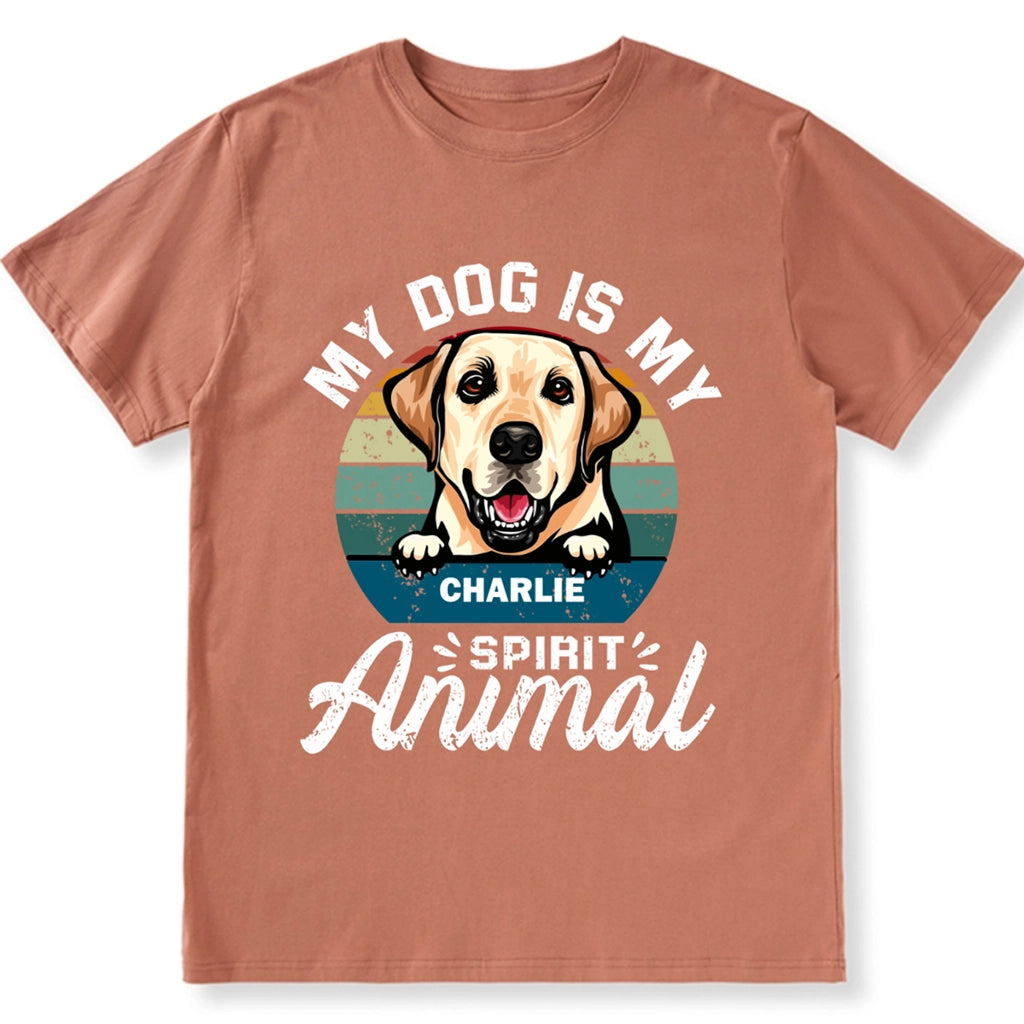 My Dog Is My Spirit Animal - Personalized Custom Unisex T-shirt