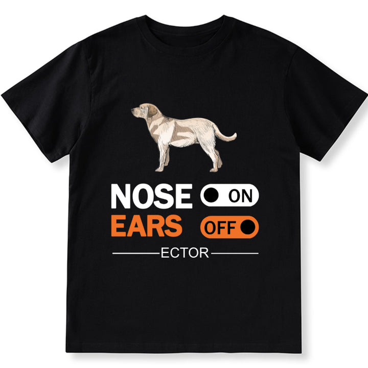 Nose On, Ears Off - Personalized Custom Unisex T-shirt