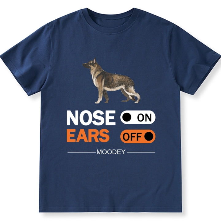 Nose On, Ears Off - Personalized Custom Unisex T-shirt